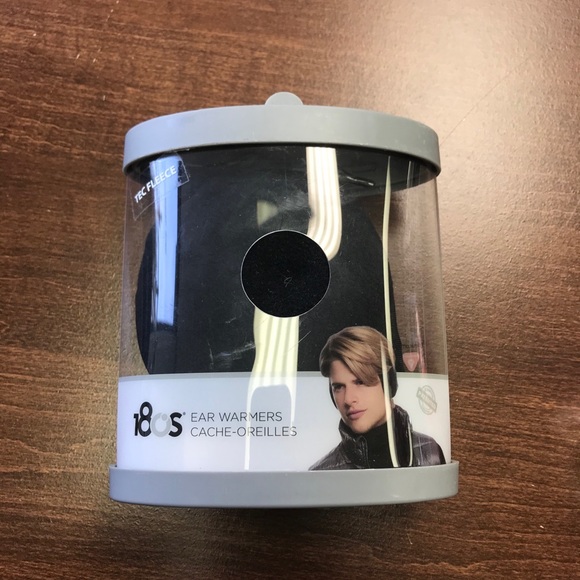 180s Tec Fleece Ear Warmer Black - Picture 2 of 3